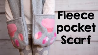 Easy Pocket Scarf Sewing Tutorial VEDA 2