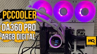 PCCooler DA360 Pro ARGB Digital обзор и тесты жидкостного охлаждения с экраном