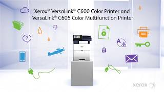 Xerox® VersaLink C500 Series \u0026 C600 Series Color Printer/MFP