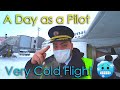 Snowy Flight | A Day in Life as an Airline Pilot B737 [HD]