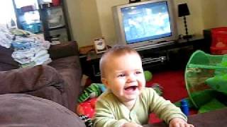 baby Vaka laughing