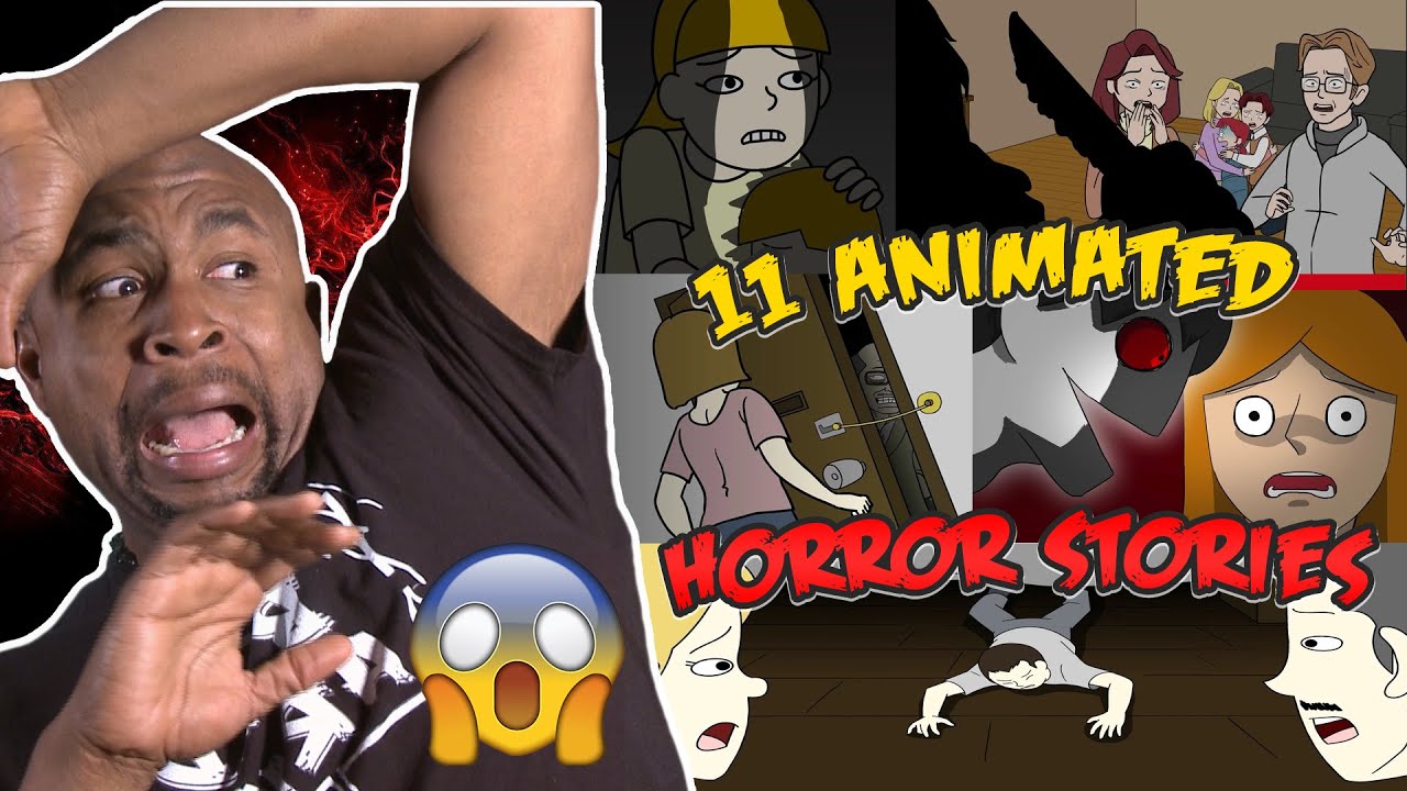 11 Horror Stories Animated Compilation Reaction Youtube