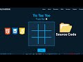 Tic Tac Toe Game Using HTML, CSS & JavaScript | Full Project with Source Code