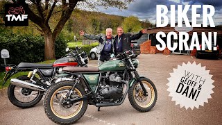 A Trackside Treat! - Biker Scran with Geoff and Dan