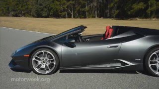 MotorWeek | Track Test: 2016 Lamborghini Huracán LP 610-4 Spyder