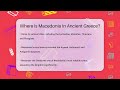 where is macedonia in ancient greece ancient wonders revealed