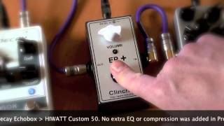 ClinchFX: EP+ Clean Boost (with dirt and modulation). PRS Studio to HIWATT SA212