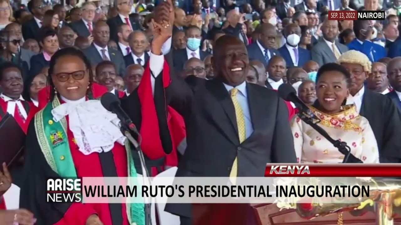 WILLIAM RUTO'S PRESIDENTIAL INAUGURATION - YouTube