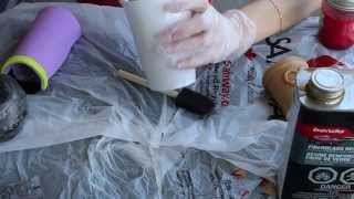 Priming with fiberglass resin: Tutorial