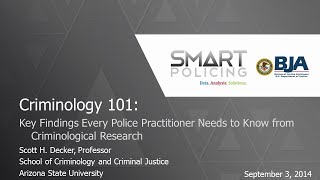 SPI Criminology 101 Webinar