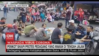 Pemkot Sikapi Protes Pedagang yang Makan di Jalan