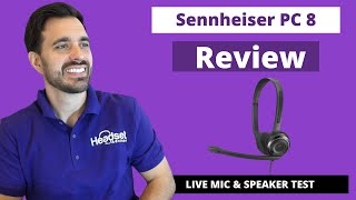 Sennheiser PC 8 USB Computer Headset - LIVE MIC \u0026 SPEAKER TEST!