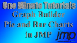 Bar and Pie Charts with Graph Builder in JMP - One Minute Tutorials