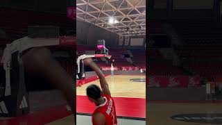 🏀 FROM THE VIP SECTION! | Basketball Trickshot #FirstTry #Shorts