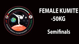 Karate Dubai 2021 | Female -50kg - SEMIFINALS | WORLD KARATE FEDERATION