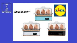 SilverCrest Egg Cooker SEKH 400 A1 UNBOXING (Lidl 400W 6 eggs soft medium hard)