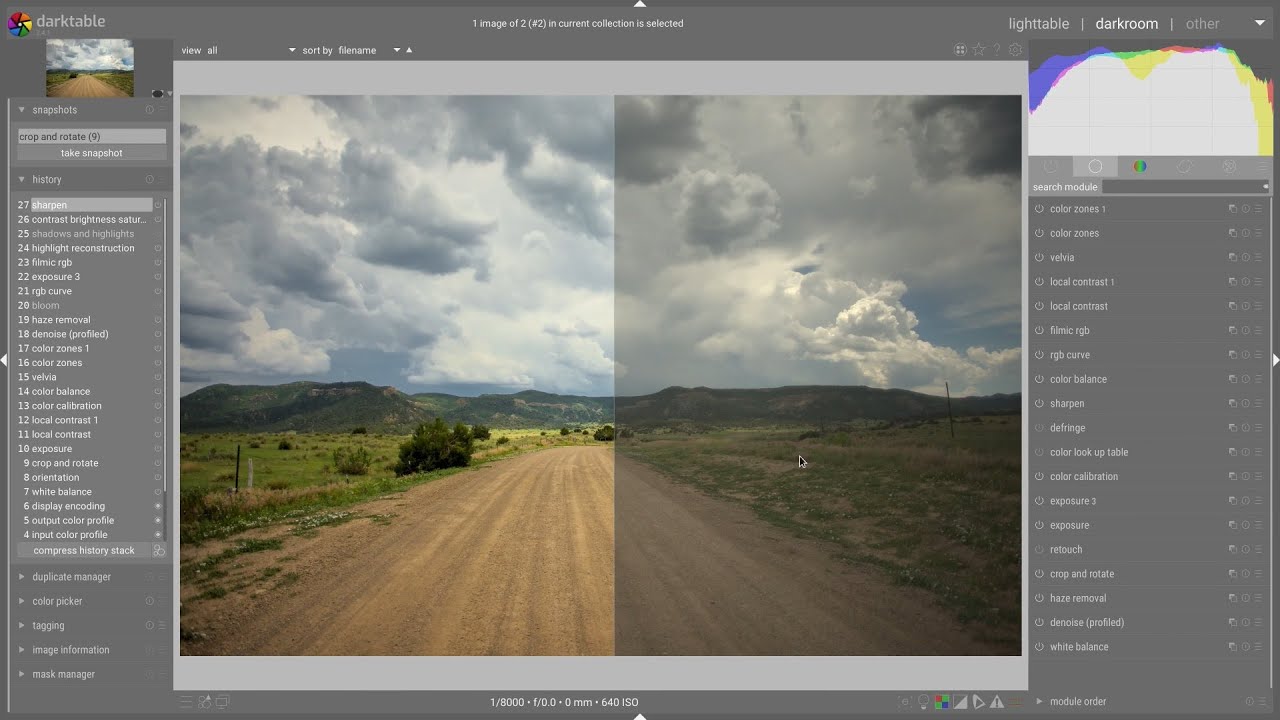 Darktable Edit 004 Youtube