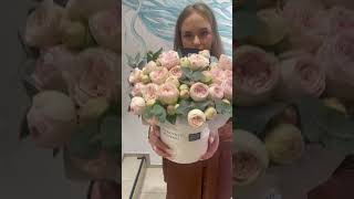 СОЧИ ЦУМ ПИОН РОЗА БОКС #цветы #розы #пионы #flowers #сочи #florist #automobile #101