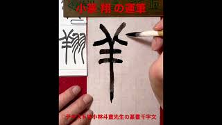 小篆 翔 の運筆 #Shorts #書道#篆刻#篆書