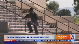 LASD takes part in active shooter training exercise