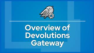 Overview of Devolutions Gateway