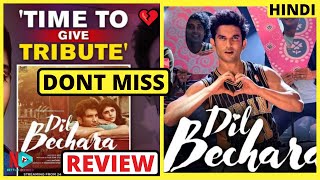 DIL BECHARA Movie REVIEW (3 MINS) Sushant Singh Rajput | DIL BECHARA REVIEW Hindi | NETFLIX DECODED
