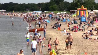 Gdańsk Brzeźno plaża 7-07-2024