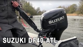 Nieuwe motor op mijn visboot! Suzuki DF40 ATL