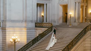San Francisco City Hall Wedding Highlight 2023