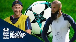 Mad Football Skills | Ft. Moeen, Stokes, Buttler and More! | England's Cricketers Play Football