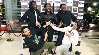 MC Sher Siddhant Chaturvedi Host GULLY BOY Special Screening For WWE Superstars