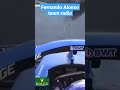 Fernando Alonso team radio just after the collision with his teammate Esteban Ocon