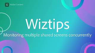 Monitoring multiple shared screens concurrently