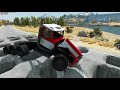 cars vs multi hole 2 speed car crash beamng drive