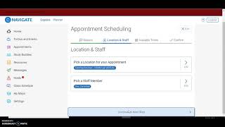 How to Schedule a Comm Lab Appointment Using Navigate