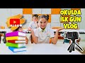 ELİF SİNEM OKULDA İLK GÜN VLOG !!