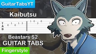 Beastars S2 OP - Kaibutsu Guitar Tutorial [TABS] (Fingerstyle)