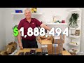 unboxing over 1.8 million dollars in gold