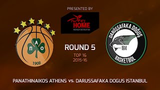 Highlights: Panathinaikos Athens-Darussafaka Dogus Istanbul