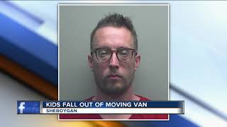 Sheboygan father officially charged after toddlers fall out of moving van