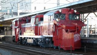 DE15 1541 ラッセル車試運転 大垣駅発車