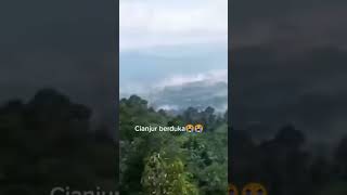 Ngeri! Gempa di Cianjur terlihat dari atas gunung... Masya Alloh... Allohuakbar...