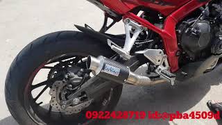 CBR650F  รีวิวปลายท่อแท้Leovince gp corsa cabon