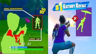 In jeder Runde nutze ich einen anderen CHEAT (hack) in Fortnite