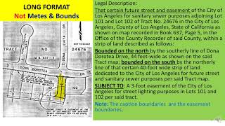 How to Read and Write Long Format Legal Descriptions