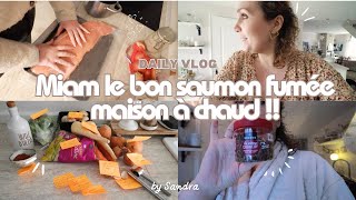 DailyVlog du 12 et 13 février : Miam le bon saumon fumée maison à chaud !!