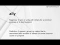 ally Meaning