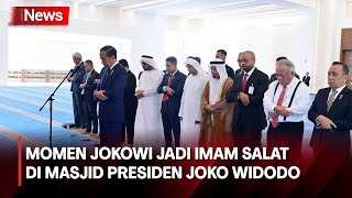 Momen Jokowi Salat di Masjid Presiden Jokowi di Abu Dhabi - iNews Siang 18/07