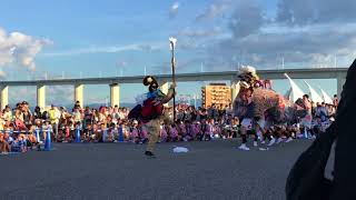 2018 四日曽根獅子舞 新湊花火大会