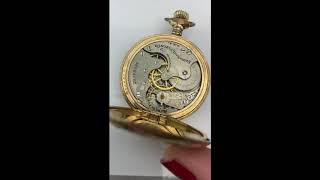 1909 Elgin 286 Model 2 Class 115 6S 7J Hunter Case Pocket Watch (V27)